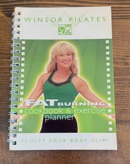 Windsor Pilates DVD and Fat Burning Cookbook & Exercise Planner Unused
