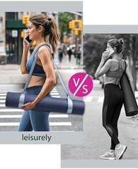 Yoga Mat Strap with Carabiner Clip Adjustable