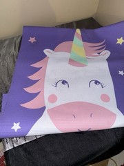 GAIAM Reversible Unicorn Purple Yoga Play Mat