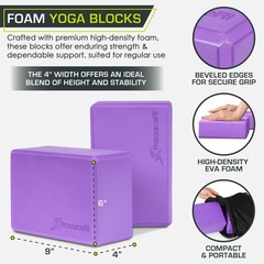 ProSource Yoga Blocks Purple Set 2