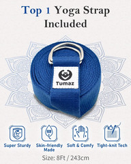 Yoga Bolster Set – Rectangular Bolster Pillow for Restorative Yoga, Soft Meditat