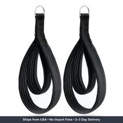 Wonderful Day 2PCS Pilates Straps for Reformer, Comfortable Enhanced Thickness,