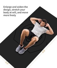 Large Exercise Mat (6’x 3′), Extra Wide Workout Mat for Men and Women, Yoga M…