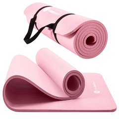 Yoga Mat Non Slip, NBR Gymnastics Mat with Carry Strap, Sports Mat Fitness Mat…