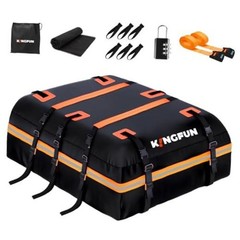 Car Rooftop Cargo Carrier Bag, Waterproof Car Roof Luggage 15 Cubic Feet