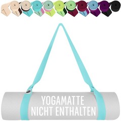 Premium Yoga Mat Sling Strap – Extra Soft & Thick Cotton – Skin Friendly…