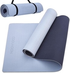 Yoga Mat Non Slip, Anti-Tear 1/4 Thick TPE Yoga Mats for Women and Men, 72″x24″