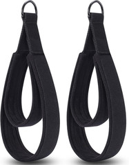 Pilates Reformer Double Handle Straps Padded D-Ring Home Gym