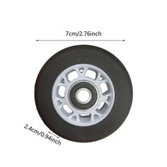 Pilates Reformer Wheel Roller Silent Wear Resistant 2.76″ Diameter Pilates