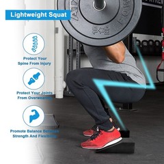 2 Pack Squat Wedge Blocks,Non Slip Professional Squat Ramp for Heel Elevated …
