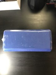 Gaiam Yoga Block – Supportive Latex-Free EVA Foam Blue Non-Slip Surface 9x6x4”