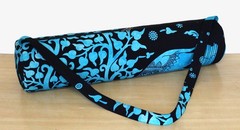 Indian Tie Dye Elephant Yoga Mat Carrier Mandala Large Bag With Shoulder Strap