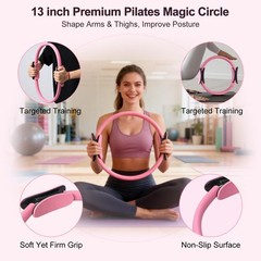 Pilates Ring Kit for Women,Pilates Equipment with Pilates Ring and Ball, 5 Re…