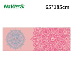 Double-Sided Velvet Yoga Mat Towel – Non-Slip, Quick Dry, Portable Fitness Mat