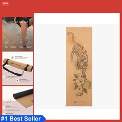 Cork Yoga Mat 72 Inch 24 Inch 3mm Non Slip Eco Friendly Natural Rubber Hot Yoga
