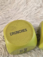 Lime Green Workout Cubes HIIT Interval Workouts Exercises