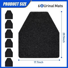 Nuanchu 6 Pack Nonslip Floor Mats – Water Absorption Urinal Mats, NEW, BRAND NEW