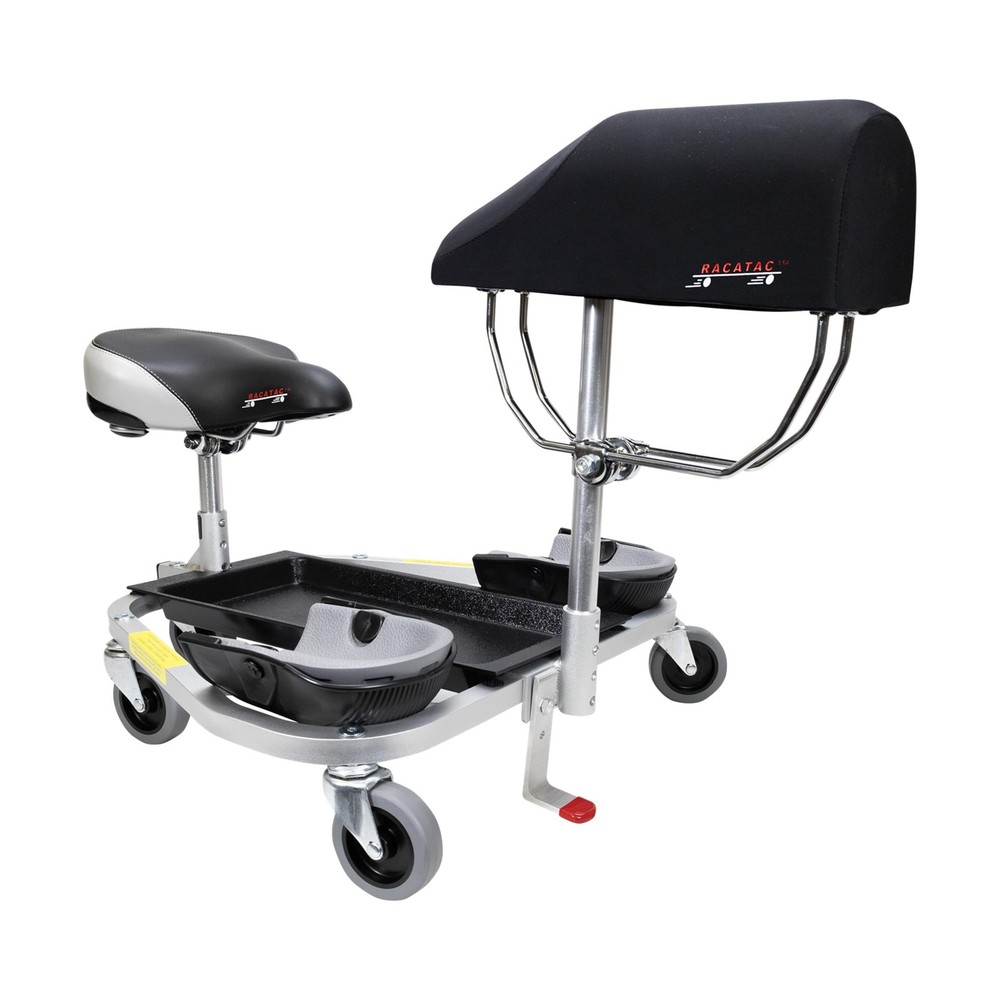 Racatac Kneeling Sitting Creeper with Chest Support and 3 Inch Casters, Rolli…