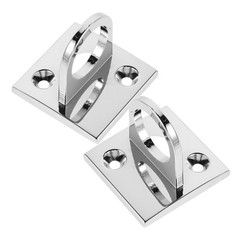 2 Pcs Eye Plate Ceiling Mount Hook Barrier Rope Hanging Accessories