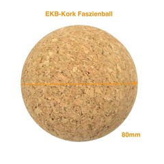 EKB Cork 80mm Massage Fascia Ball for Trigger Points