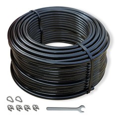 Replacement Cables for Home Gym, 65.6/98.4 Ft Fitness Pulley Cable, 5mm TPU C…
