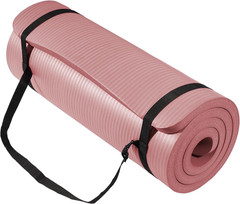 Fitvids 1 Inch Thick Yoga Mat 71X24 Inch – Non Slip Workout Mat with Carry Strap