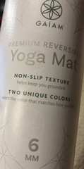 Gaiam Reversible Yoga Mat Purple & Pink 6MM Thick New FREE SHIPPING!!!