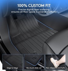 Wekar 2025 New Version Floor Mats for Tesla Model 3 Highland – Custom Fit All…