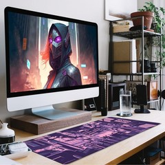 Large Mouse Pad, Office Desk Pad Gaming, Durable Waterproof Non-Slip Base Lon…