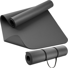 KEEP Extra Thick NBR Yoga Mat for Women & Men, 15Mm Thick, 72”X32” Large Exercis