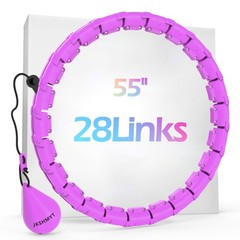 Weighted Hula Circle Hoops for Adults Weight Loss, Infinity Fitness Hoop Plus…