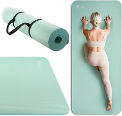 KEEP Extra Thick NBR Yoga Mat for Women & Men, 10Mm Thick, 72”X32” Large Exercis