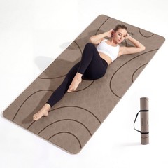 Large yoga mat,73’x35.5’x0.4’,extra thick and wide,10mm pilates mat,non-slip …