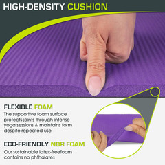 Extra Thick Yoga Knee Pad and Elbow Cushion 15Mm (5/8”) Fits Standard Mats for P