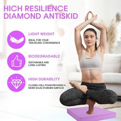 Exercise Balance Pad，Balance Foam Mat suitable for Physical Therapy Equipment