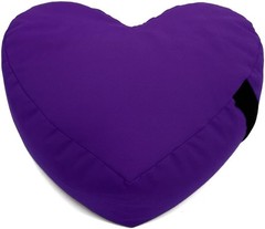 Buckwheat Filled Heart Pillow – Zen Meditation Cushion for Sitting on Floor