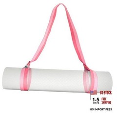 2 Sizes Yoga Mat Strap—64 IN 02. Pink Match