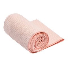 Hot Yoga Mat-Sized Towel, Pink, Microfiber Absorbent, Anti-Slip 24″ x 72″