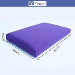 Pillow/Head Pad 1″ for Yoga/Pilates, Organic Cotton Outer Cover Removable…