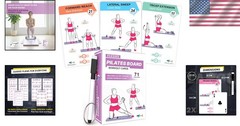 Easy-to-Use Pilates Board Exercise Cards – Accurate Instructions & Tips Included