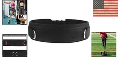 5.5mm Thick Neoprene Gym Waist Belt for Speed & Agility Training – Adjustable