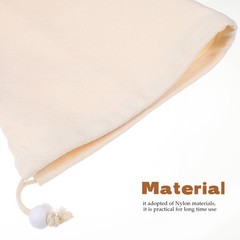 Portable White Yoga Mat Organizer with Adjustable Strap and Extra Storage Pouch