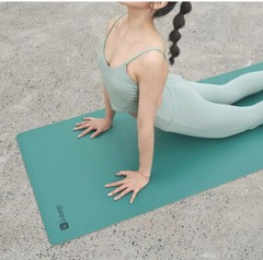Keep Nature Rubber Premium Yoga Mat – 5mm Thick Non Slip Anti-Tear Fitness Ma…