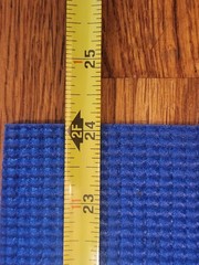 Yoga Gym Pilates Mat Blue Excellent Shape 68″ x 24″