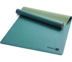 Keep Nature Rubber Premium Yoga Mat – 5mm Thick Non Slip Anti-Tear Fitness Ma…