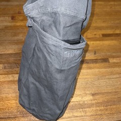 Yoga Mat Bag Sling Carrier Tote with Large Side Pocket Zipper Fits Most Mats
