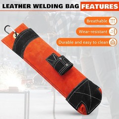 2 Pcs Welding Rod Holder, Large Flame-Resistant Electrode Bag 16 Inch, Thicke…