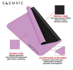 Pink Lavender Pilates Reformer Mat