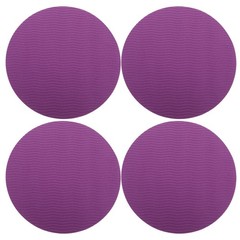 4Pcs Durable Yoga Kneeling Mat Set Purple Tpe Soft Knee Pad for Home Exercise
