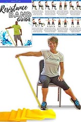 Senior Resistance Band: Light Resistance, Longer Length + Instruction Guide.
